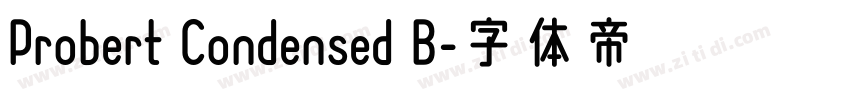 Probert Condensed B字体转换